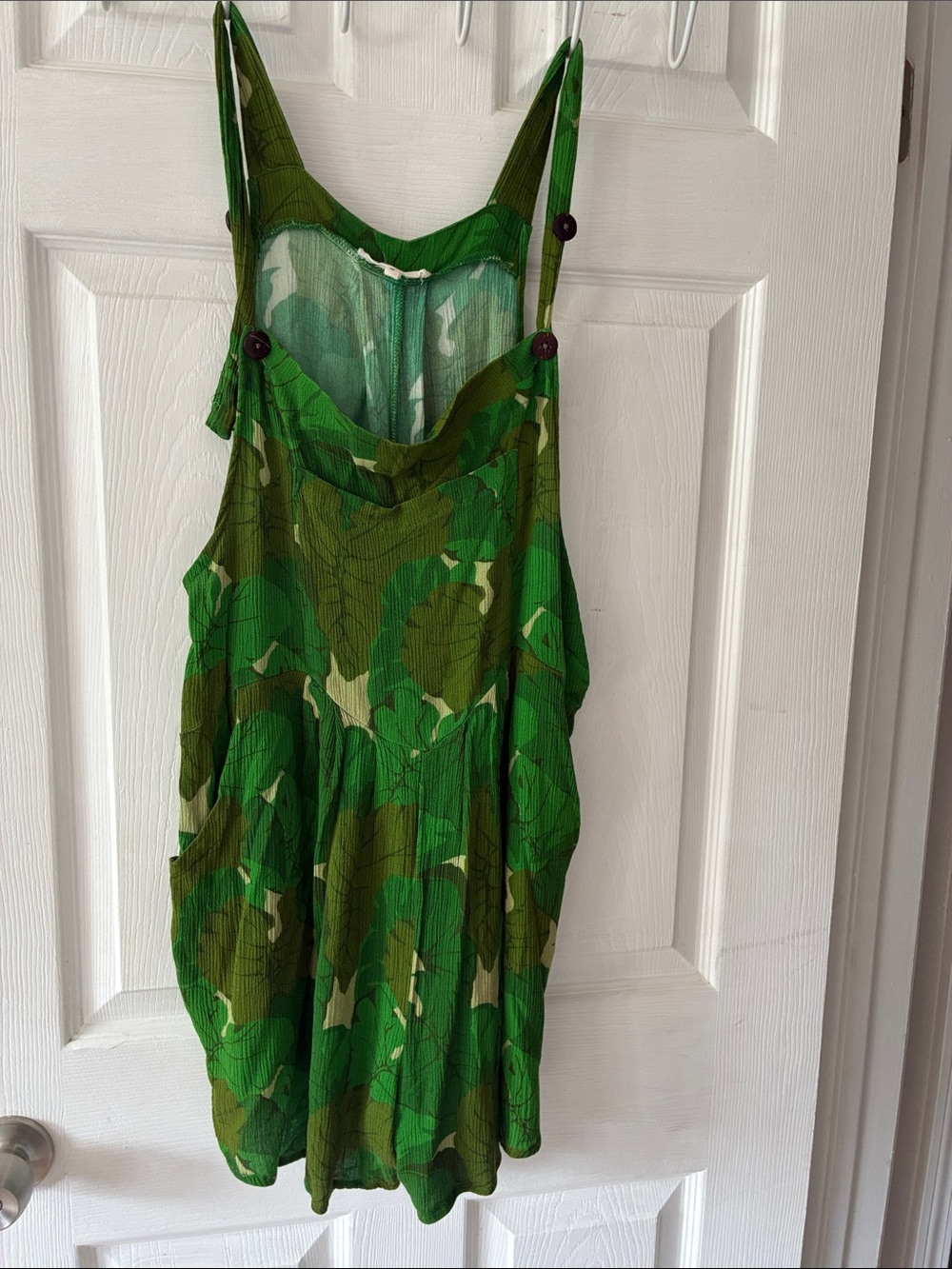 Paradise Now Green Floral Print Romper